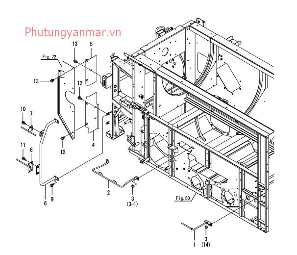 Giá đỡ nắp bên